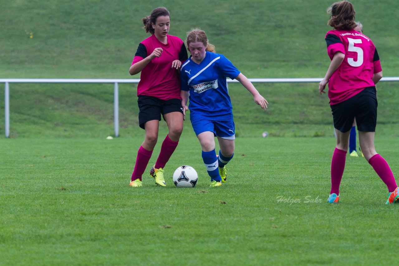 Bild 288 - B-Juniorinnen FSG BraWie 08 - JSG Sandesneben : Ergebnis: 2:0